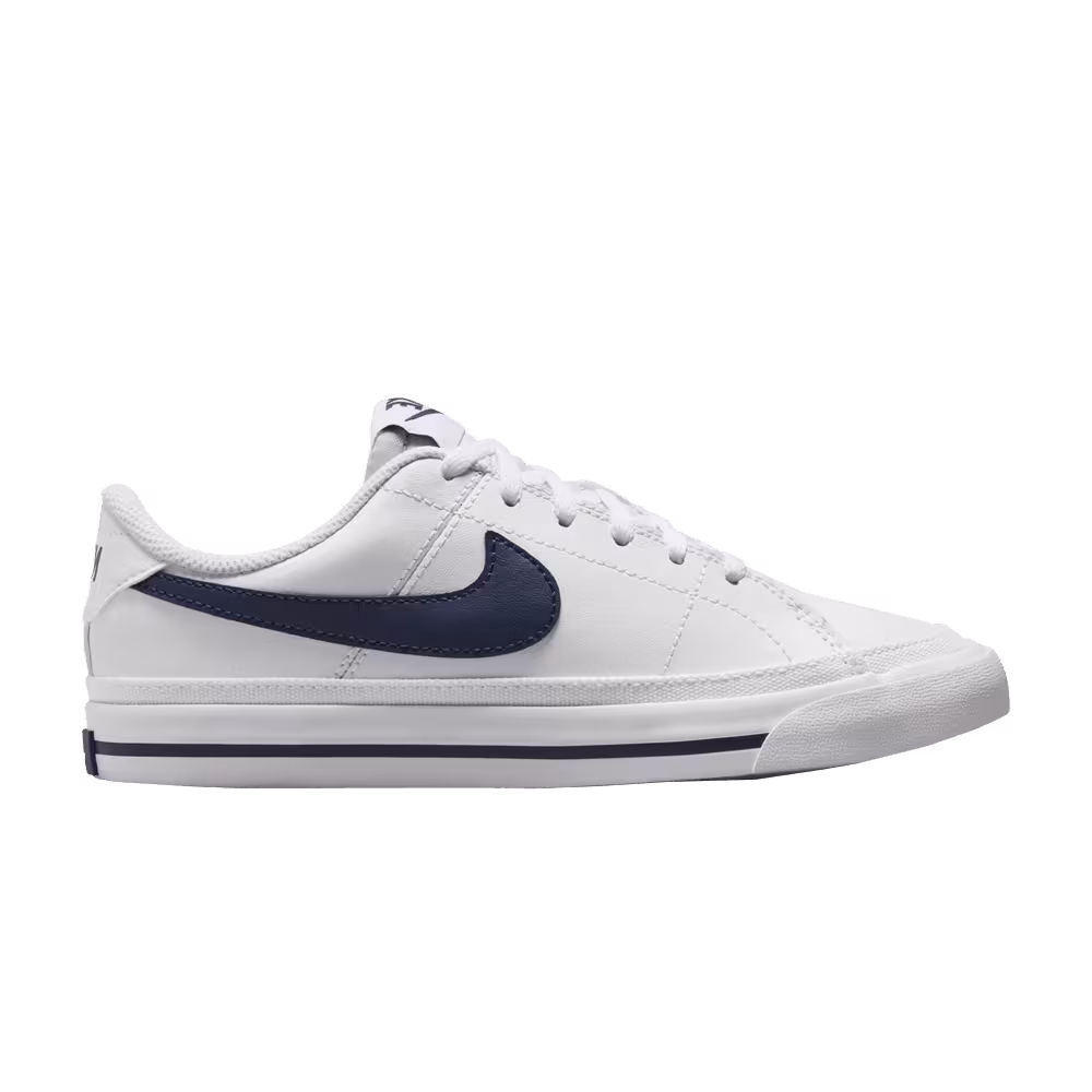 Nike Court Legacy GS White Midnight Navy