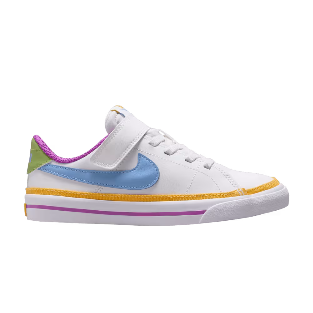 Nike Court Legacy Lift PS White Multi-Color