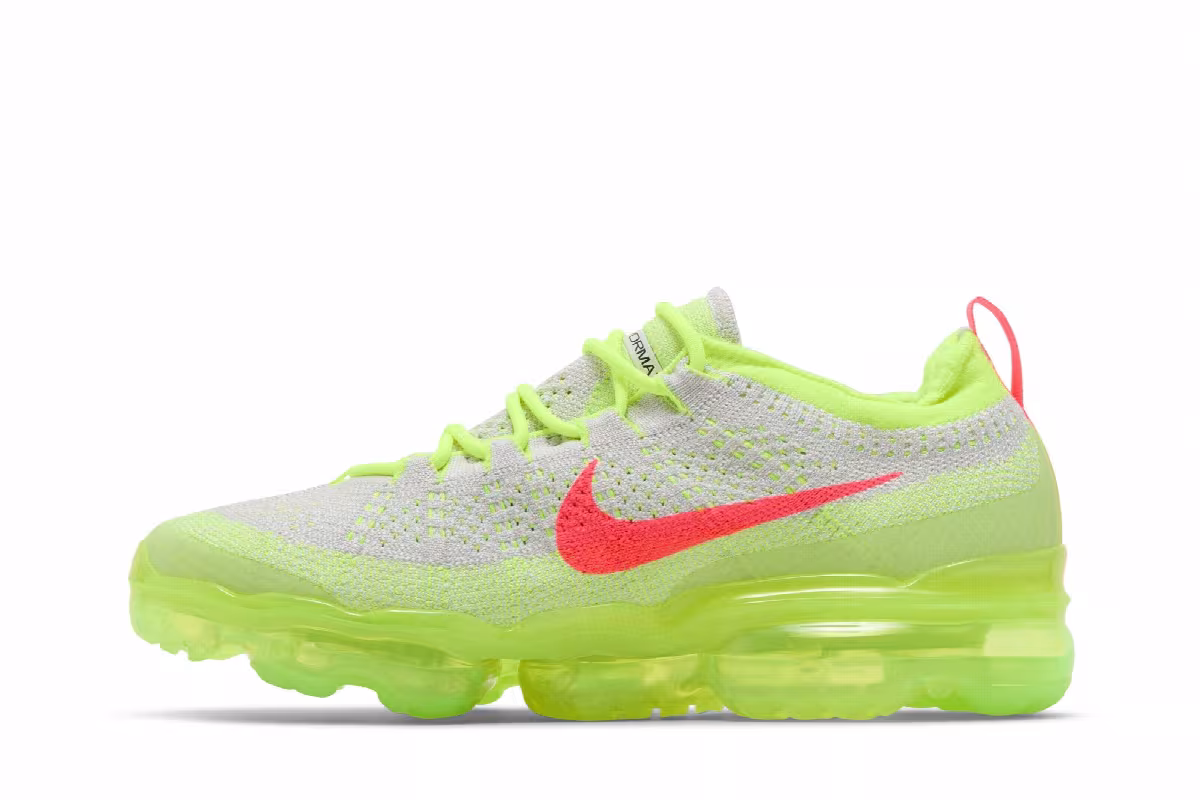 Nike Air VaporMax 2023 Flyknit Vast Grey Volt, view 4