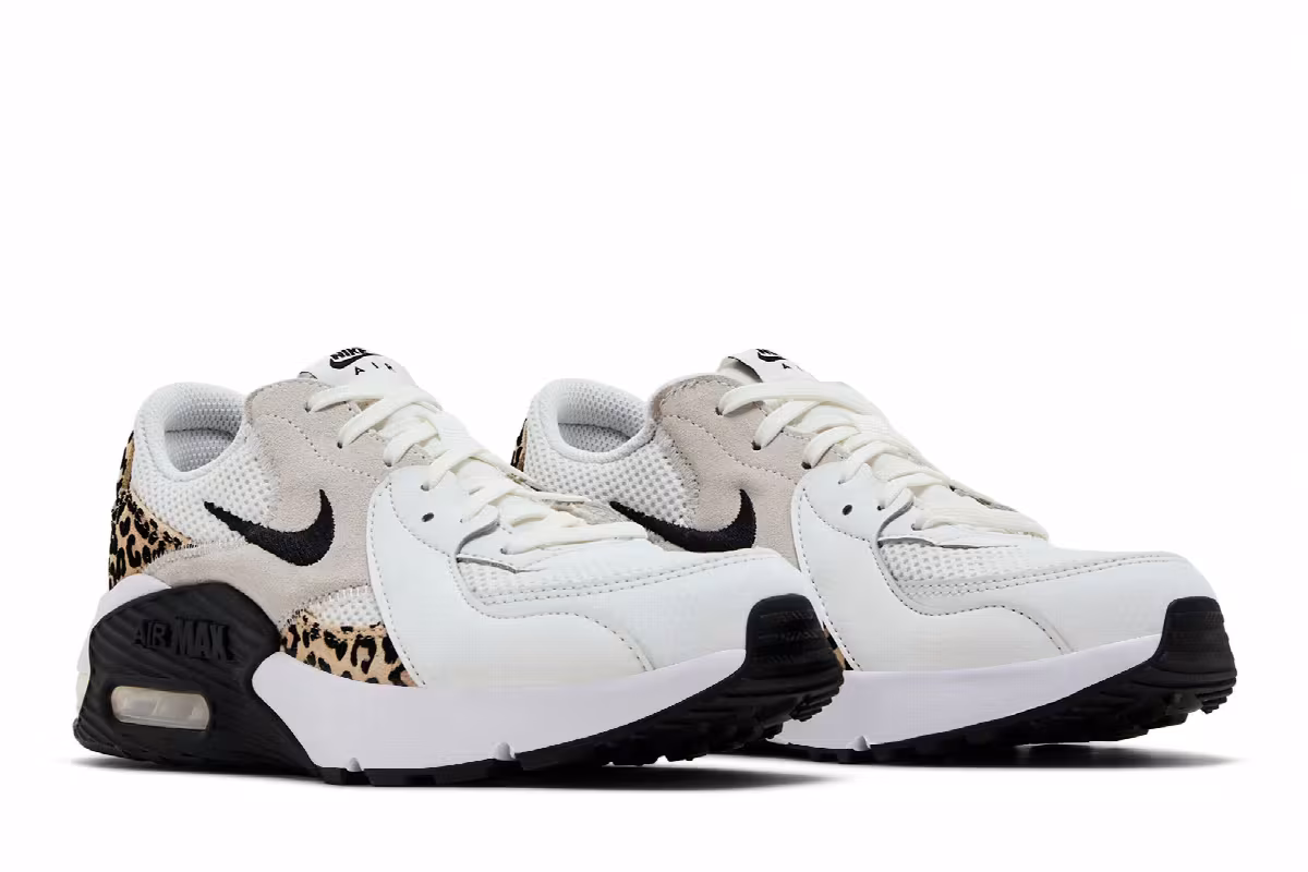 Nike Women's Air Max Excee Leopard, view 9