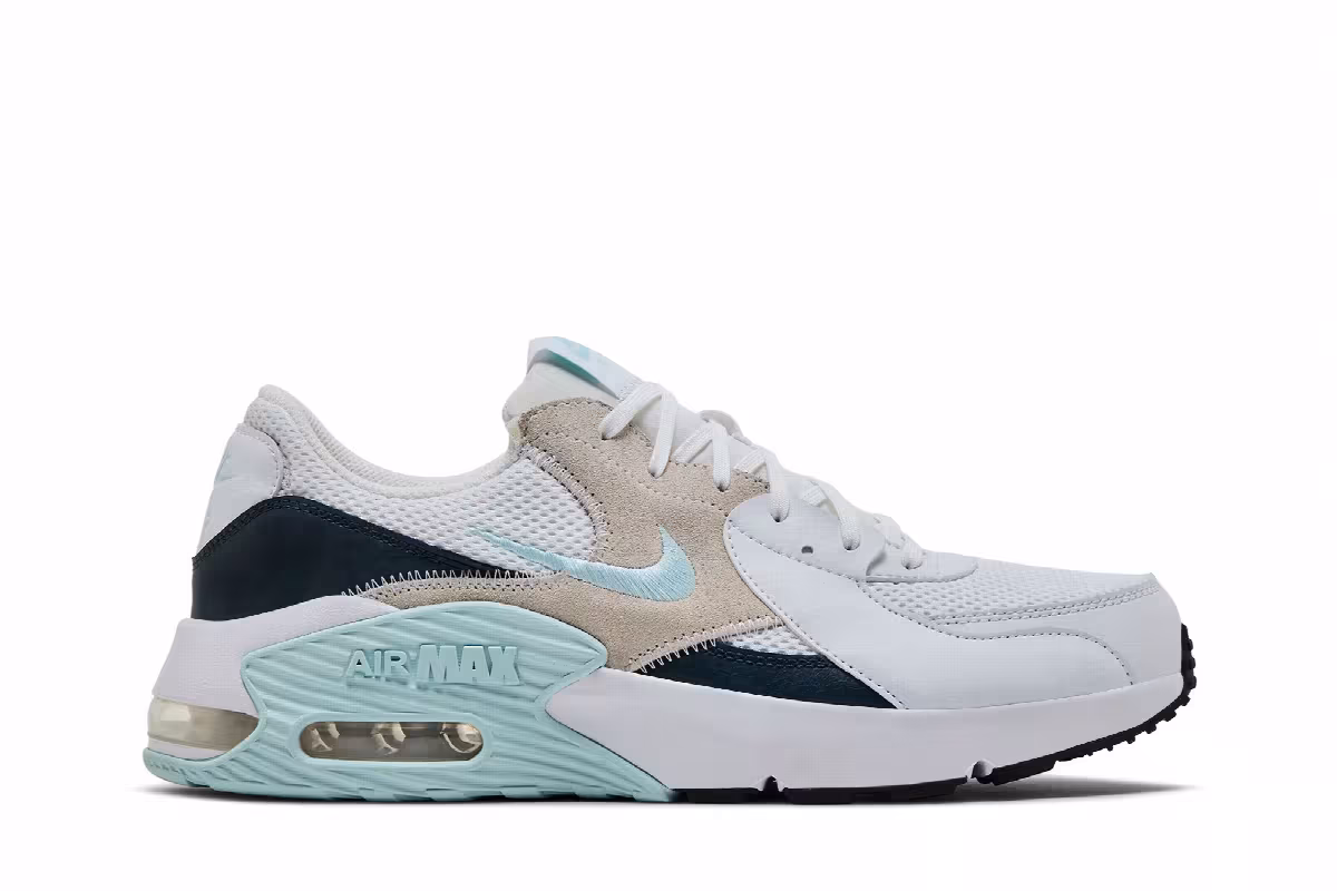 Nike Women's Air Max Excee White Glacier Blue, view 2