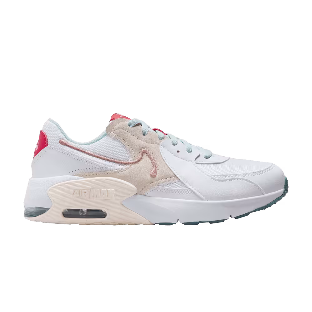 Nike Air Max Excee GS White Red Stardust