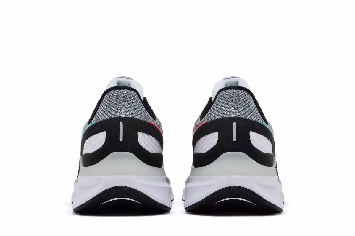 Nike Air Zoom Structure 25 White Black Gamma Blue, view 7