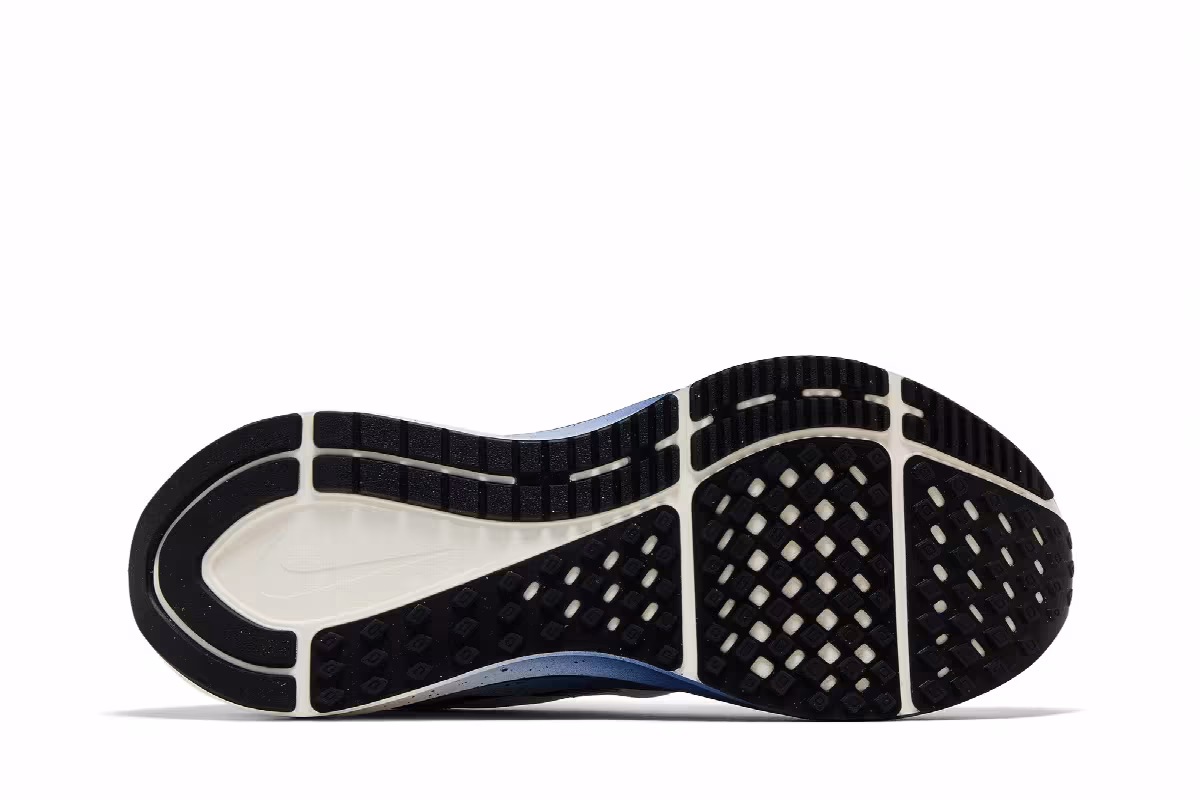 Nike Air Zoom Structure 25 White Navy Speed Yellow, view 5