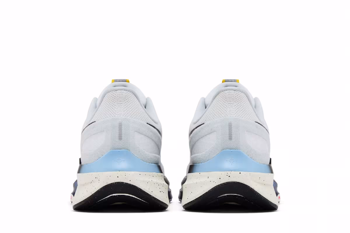Nike Air Zoom Structure 25 White Navy Speed Yellow, view 7