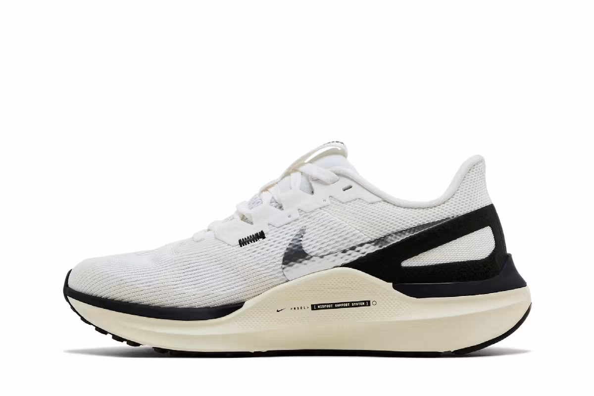 Nike Women's Air Zoom Structure 25 White Sail Coconut Milk, view 4