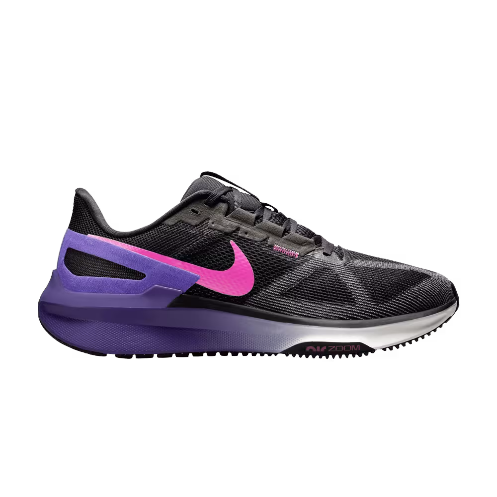 Nike Air Zoom Structure 25 Black Field Purple Laser Fuchsia