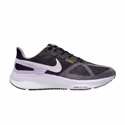 Nike Wmns Air Zoom Structure 25 Extra Wide 'Black Lilac Bloom'