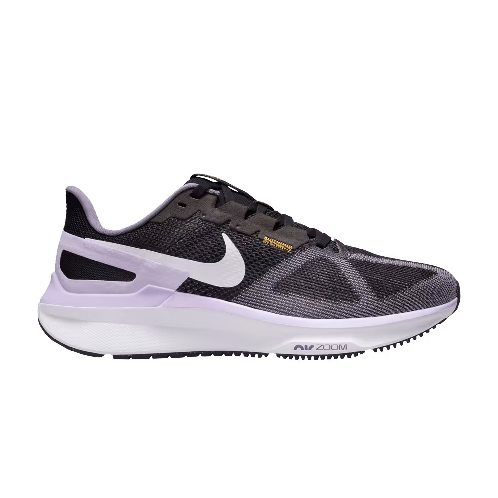 Nike Women's Air Zoom Structure 25 Extra Wide Black Lilac Bloom