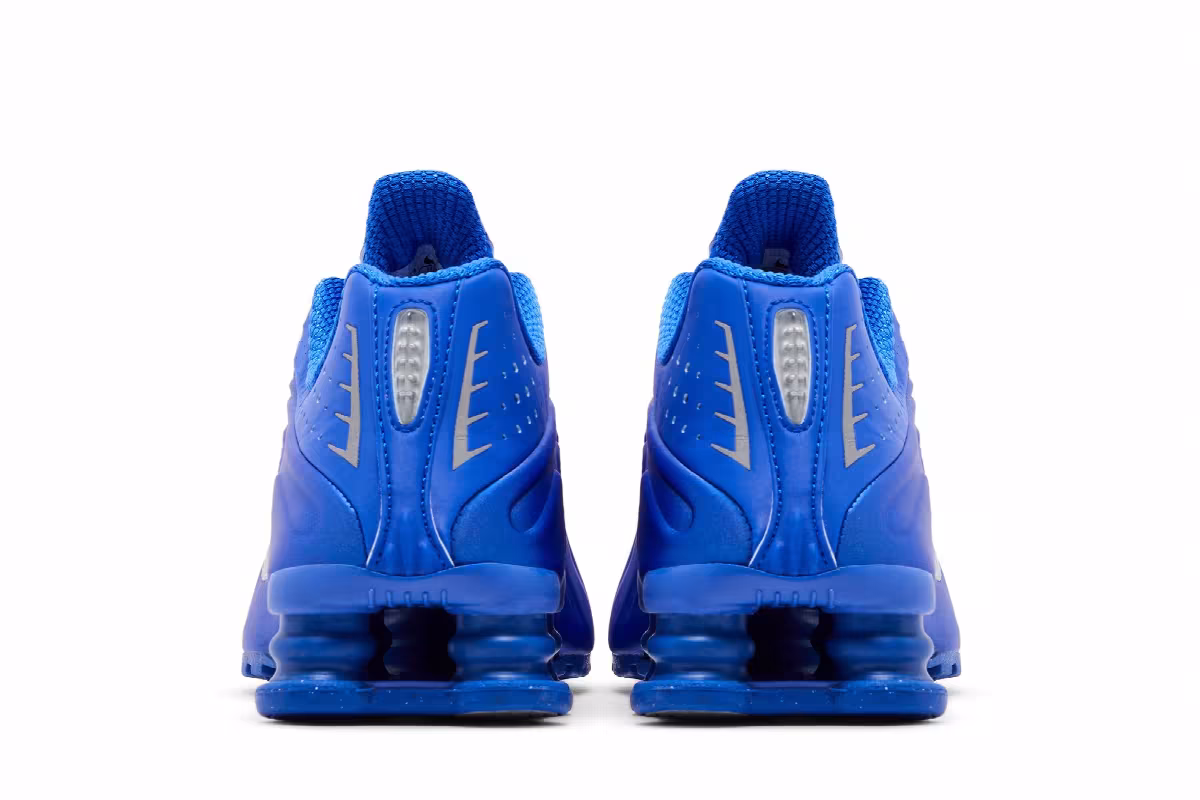 Nike Women's Shox R4 Blue Woman Group, view 7