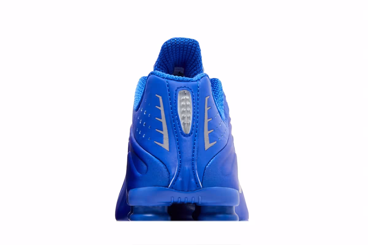 Nike Women's Shox R4 Blue Woman Group, view 8