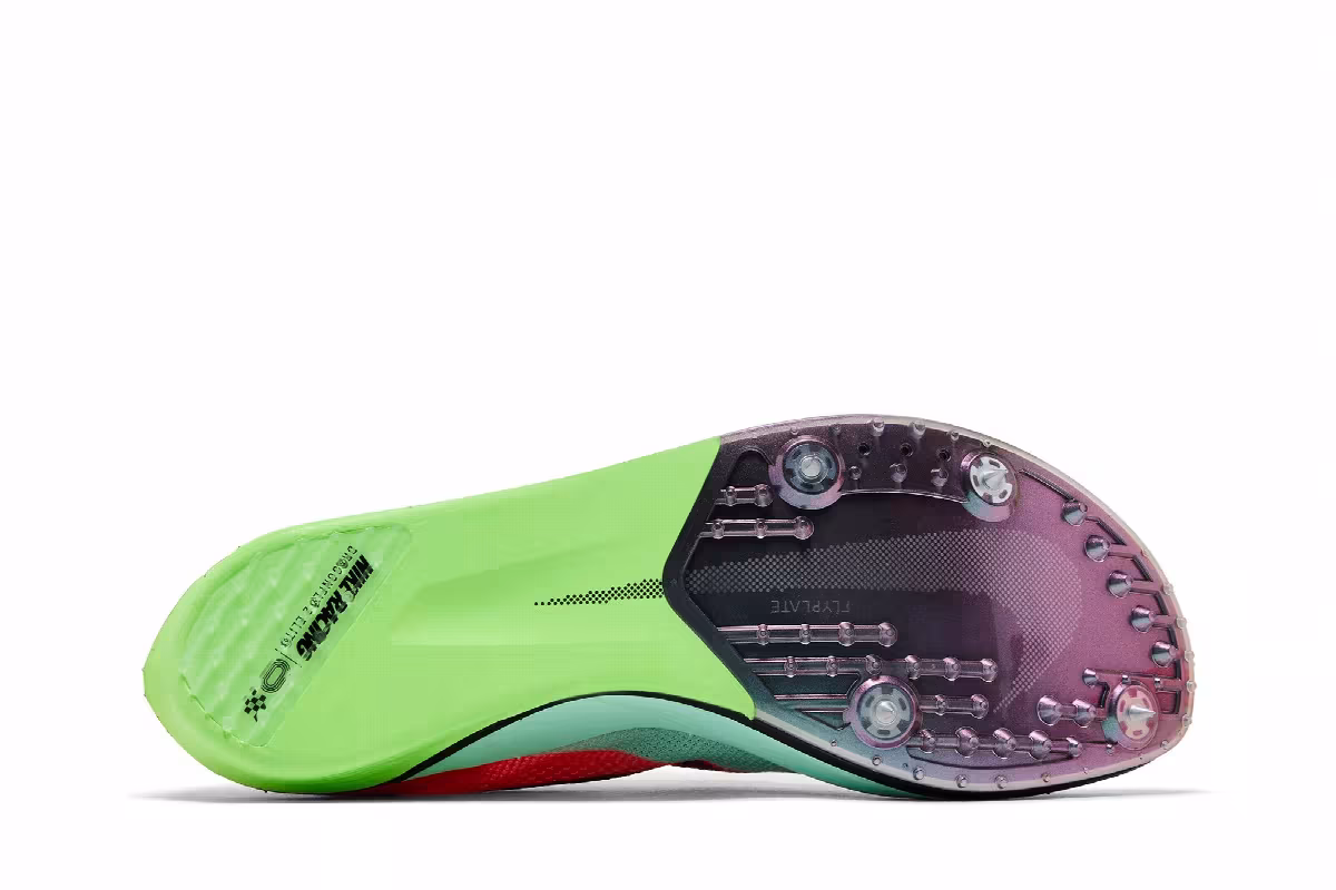 Nike ZoomX Dragonfly 2 Elite Bright Crimson Lime Blast, view 5