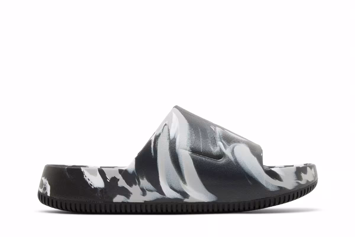 Nike Calm SE Slide Black Marbled, view 2