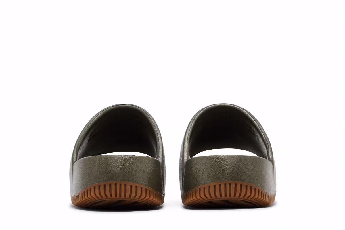 Nike Calm Slide Medium Olive Gum, view 7