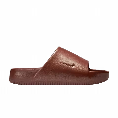 Nike Wmns Calm Slide 'Shimmery Red Sepia'