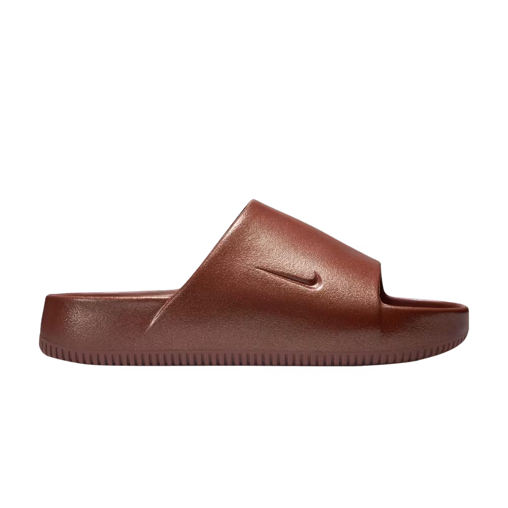 Nike Women's Calm Slide Shimmery Red Sepia