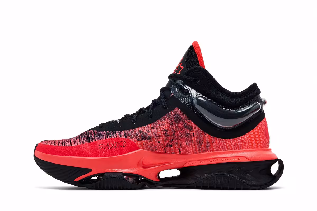 Shaedon Sharpe x Nike Air Zoom GT Jump 2 Canadian Roots, view 4
