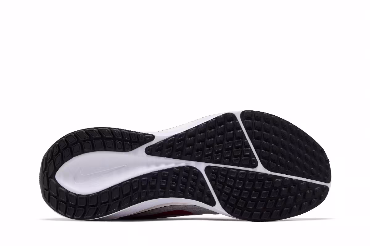 Nike Vomero 17 White Fire Red, view 5