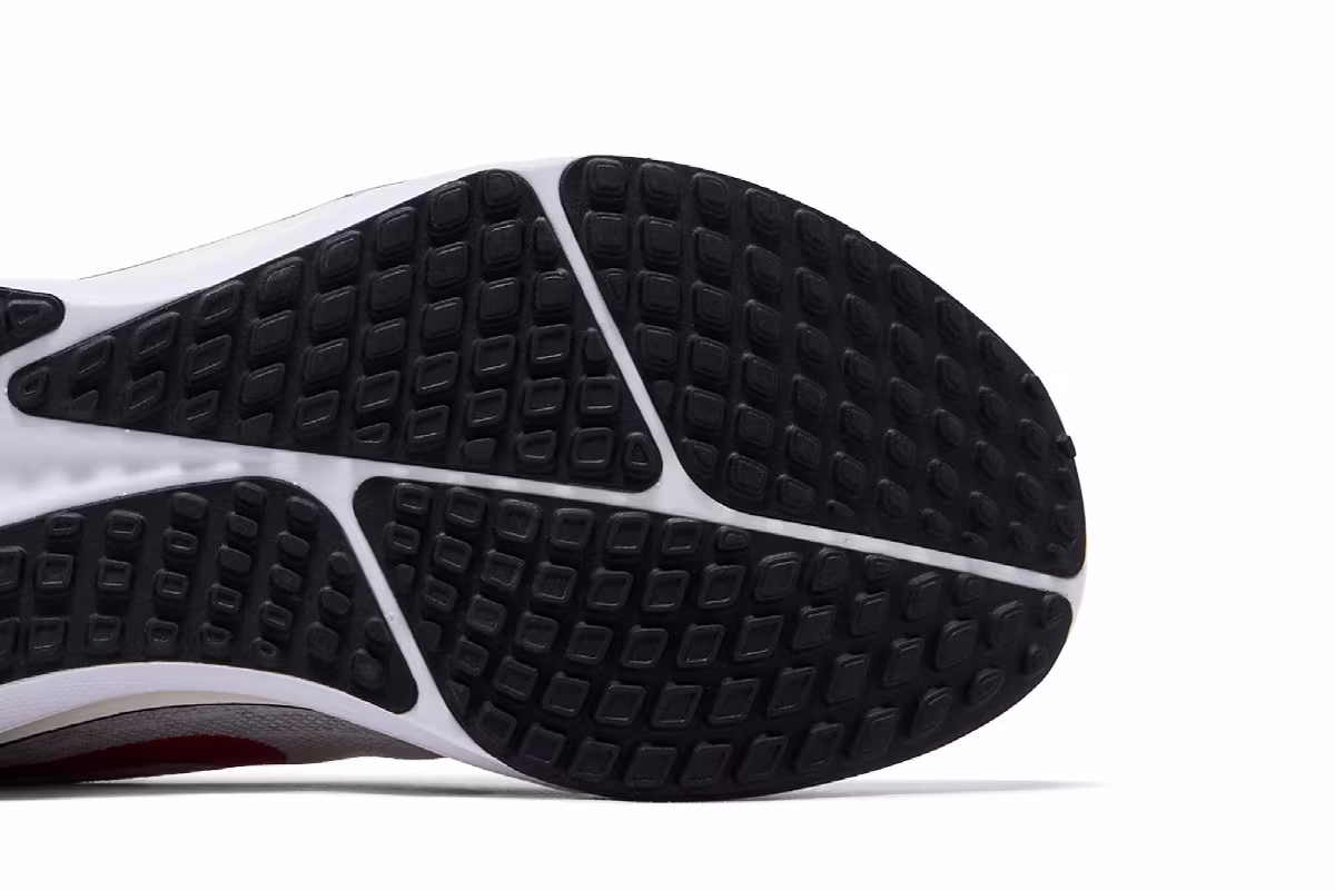 Nike Vomero 17 White Fire Red, view 6