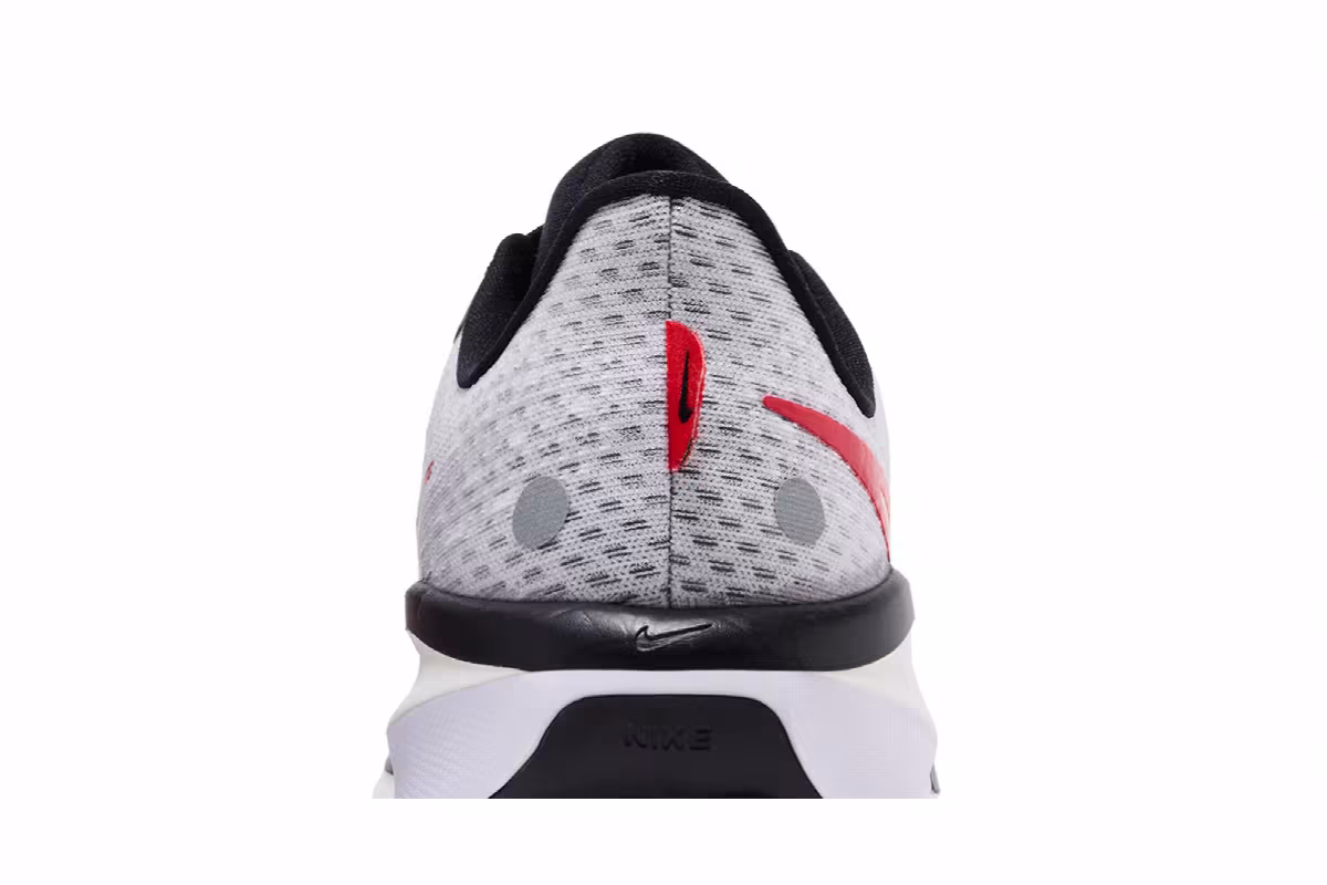 Nike Vomero 17 White Fire Red, view 8