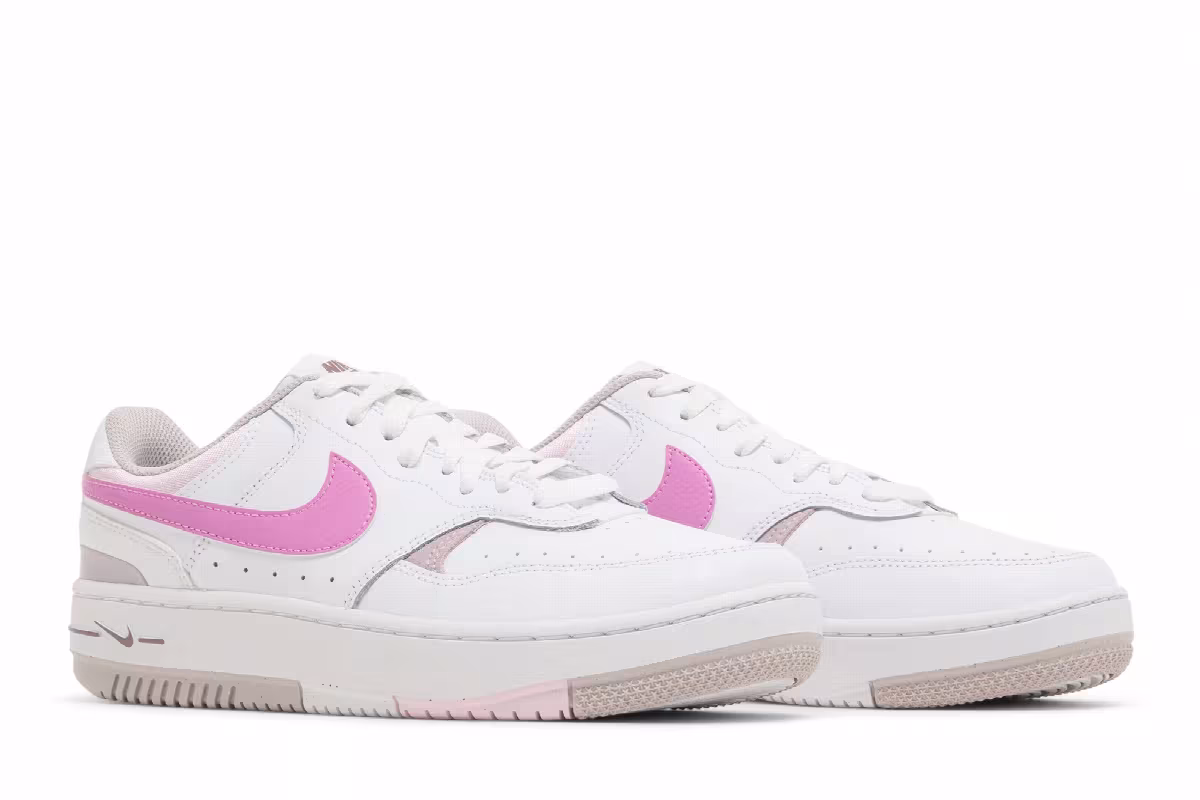 Nike Women's Gamma Force White Playful Pink, view 9