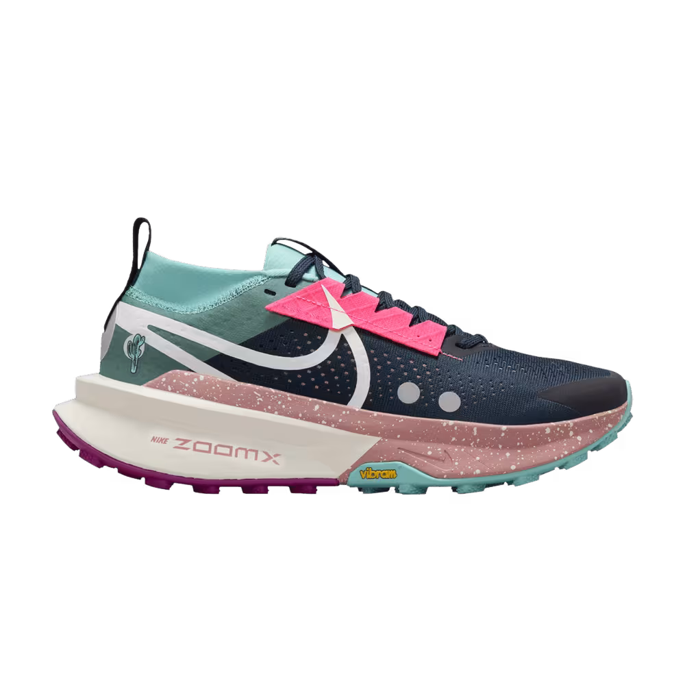 Nike Women's ZoomX Zegama 2 Armory Navy Green Frost