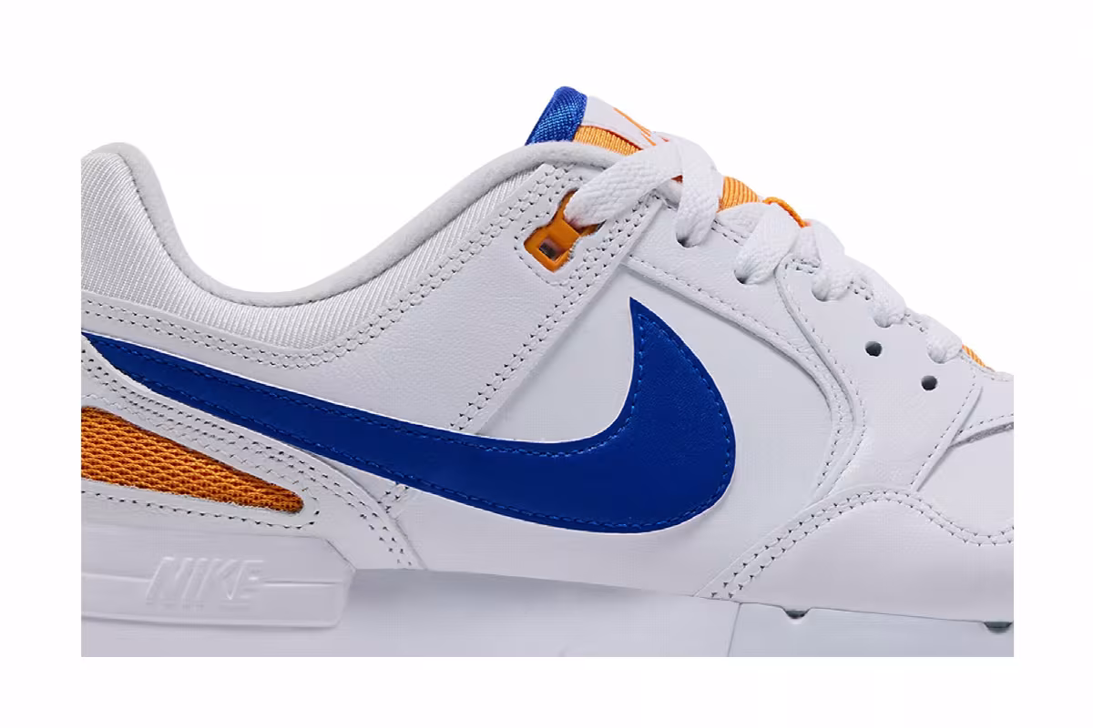 Nike Air Pegasus 89 Golf White Orange Peel Racer Blue, view 3