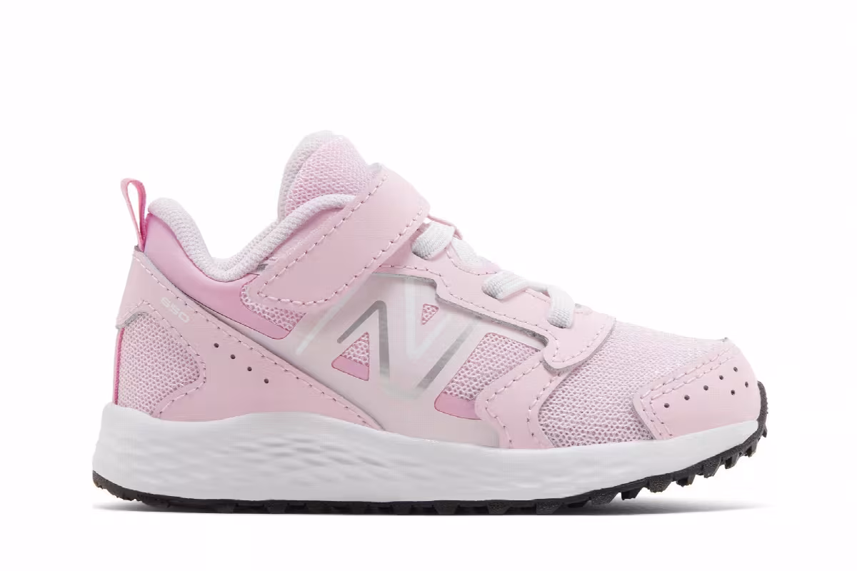 New Balance Fresh Foam 650 Bungee Lace Top Strap Toddler Light Raspberry Pink Sugar, view 2