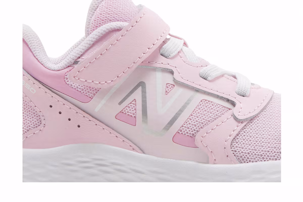 New Balance Fresh Foam 650 Bungee Lace Top Strap Toddler Light Raspberry Pink Sugar, view 3
