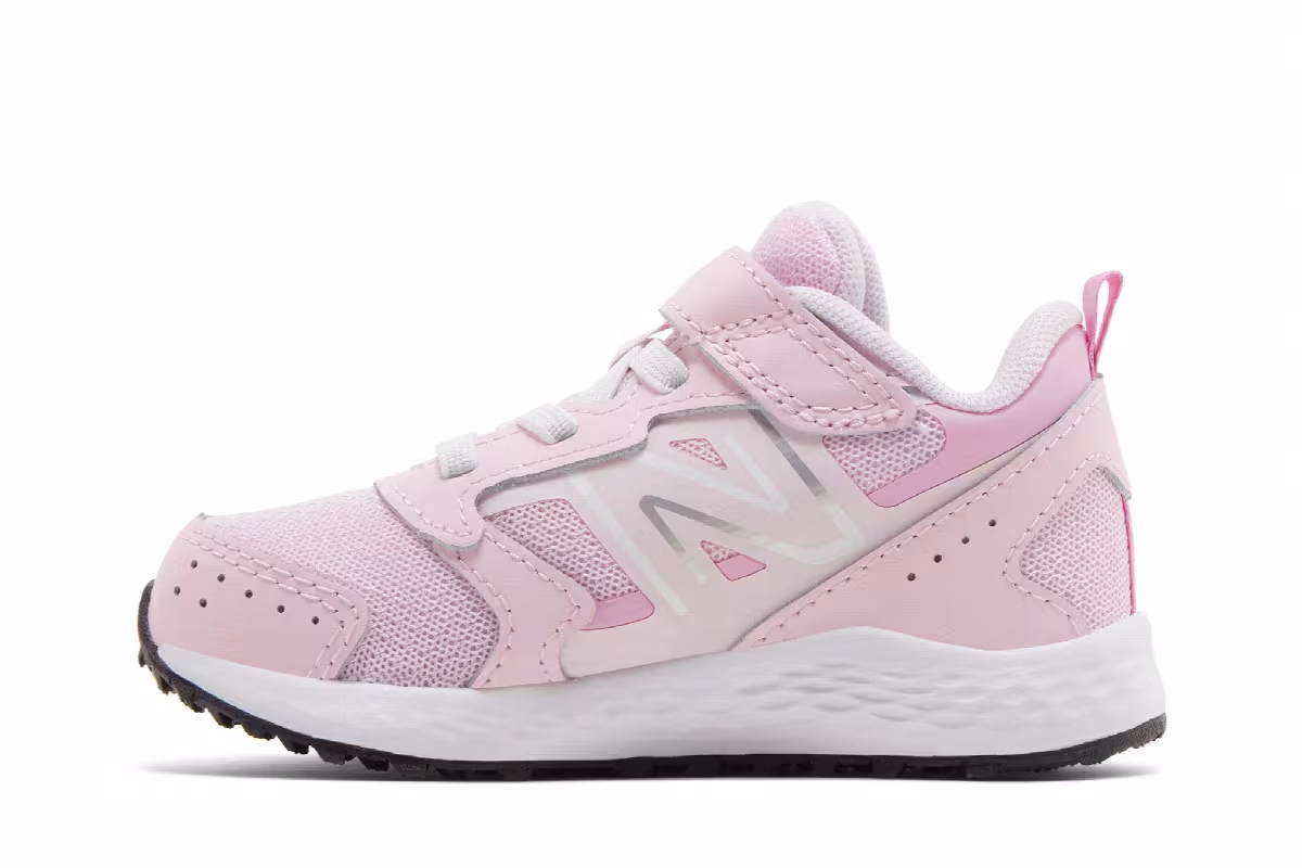 New Balance Fresh Foam 650 Bungee Lace Top Strap Toddler Light Raspberry Pink Sugar, view 4
