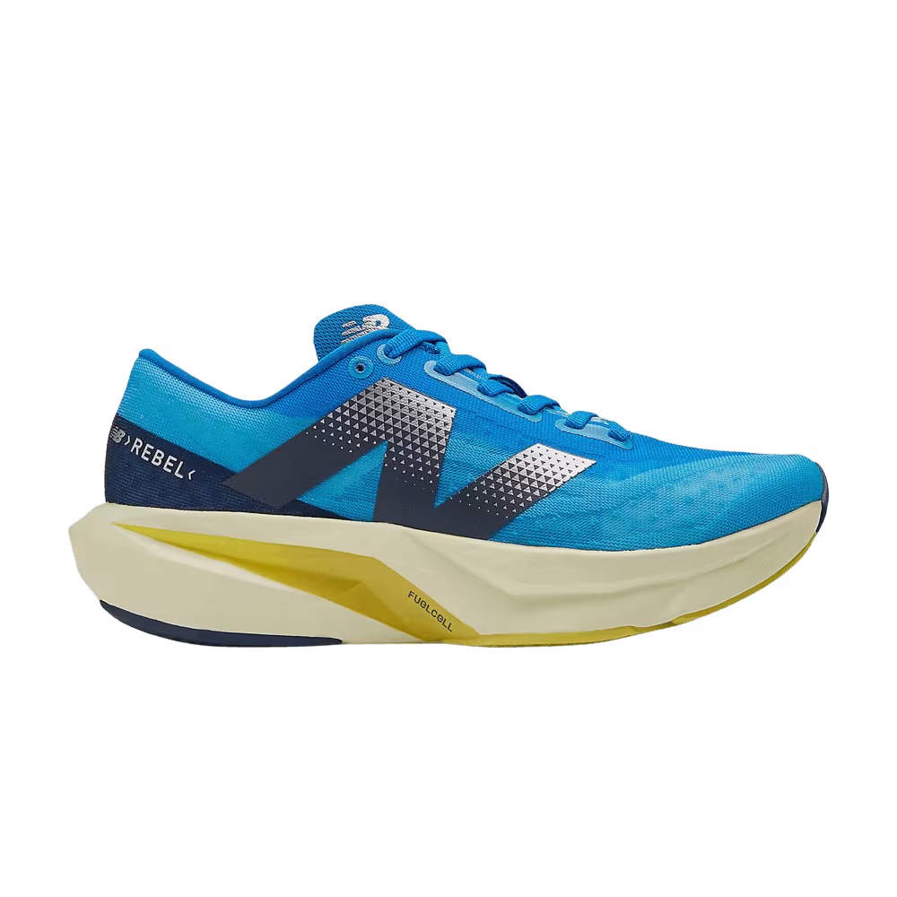 New Balance Women's FuelCell Rebel v4 Wide Spice Blue Limelight