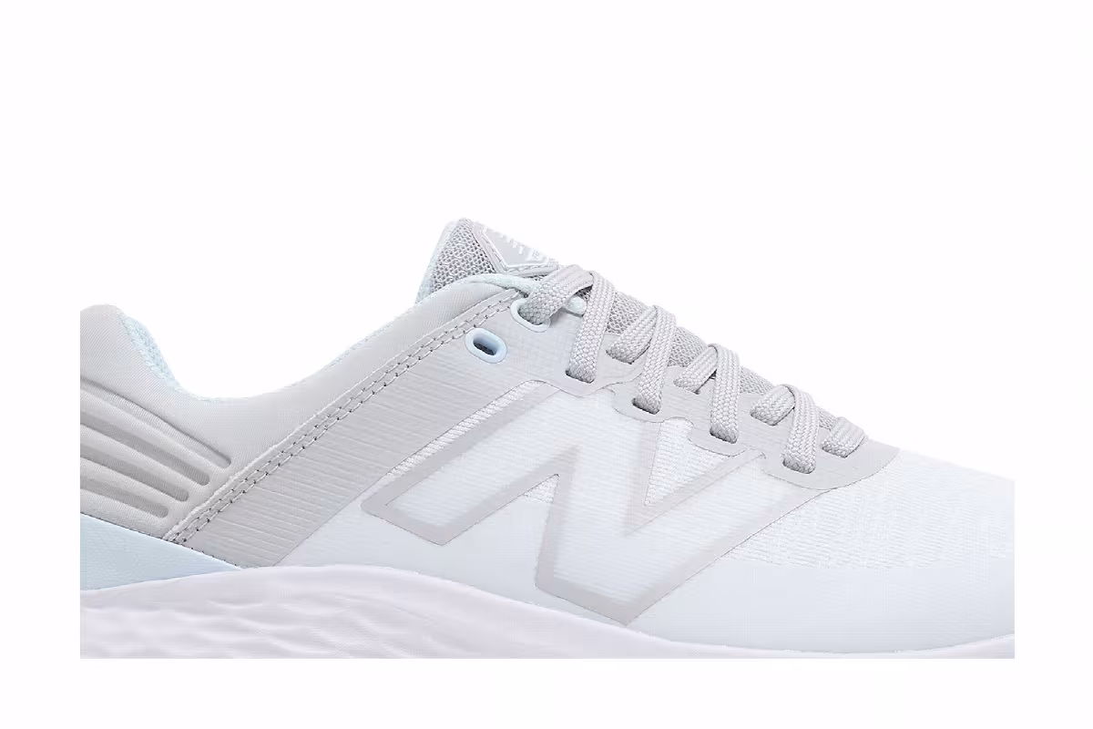 New Balance Women's Fresh Foam Contend v2 Golf White Grey, view 3