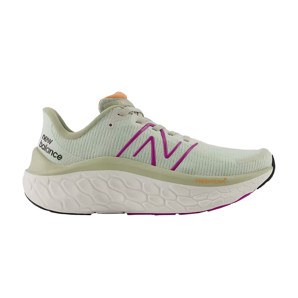 New Balance Women's Fresh Foam X Kaiha Road Wide Natural Mint Olivine Purple