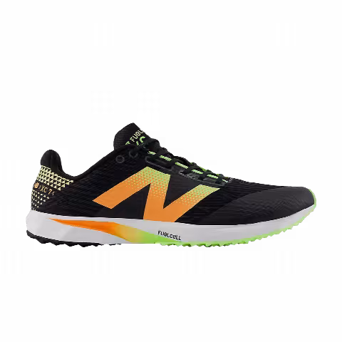 New Balance FuelCell XC7 v5 'Black Bleached Lime Glow'