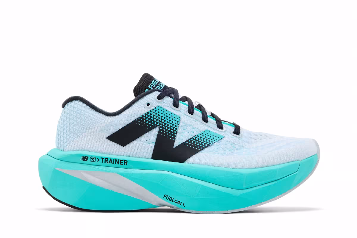 New Balance FuelCell SuperComp Trainer v3 Cyber Jade, view 2