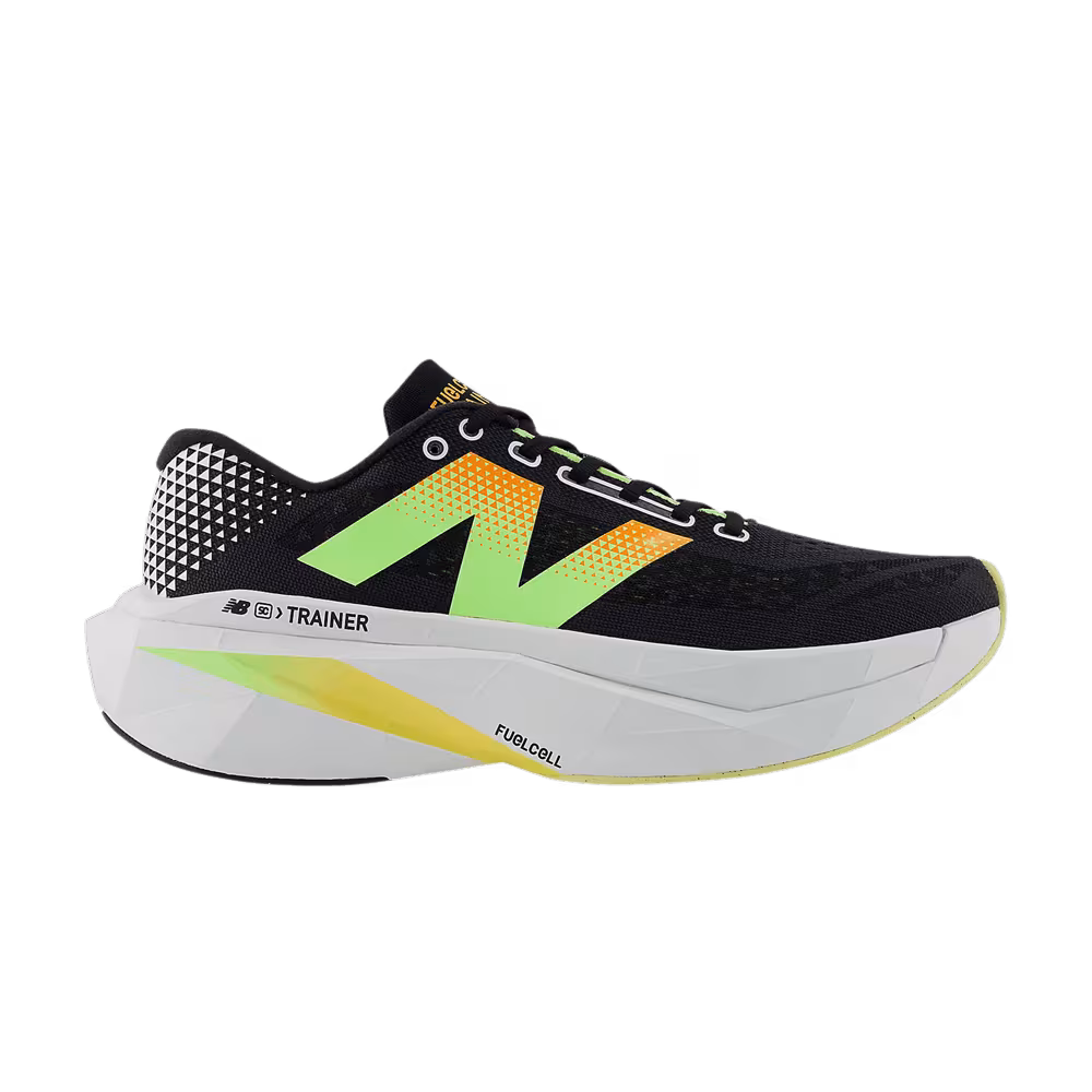 New Balance FuelCell SuperComp Trainer v3 Black Bleached Lime Glo