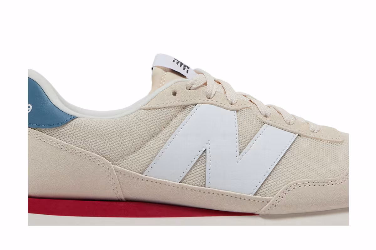 New Balance 237 Linen Elemental Blue Red, view 3