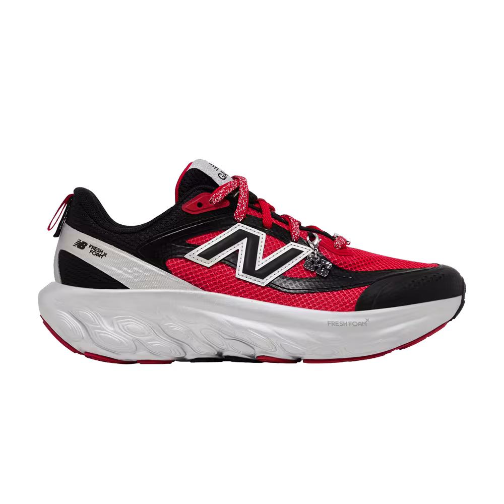 GANNI x New Balance Fresh Foam Trainer Black Racing Red