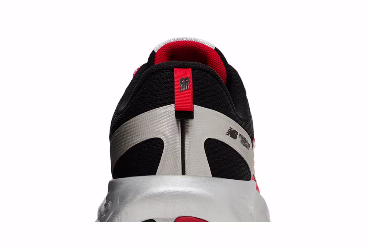 GANNI x New Balance Fresh Foam Trainer Black Racing Red, view 8