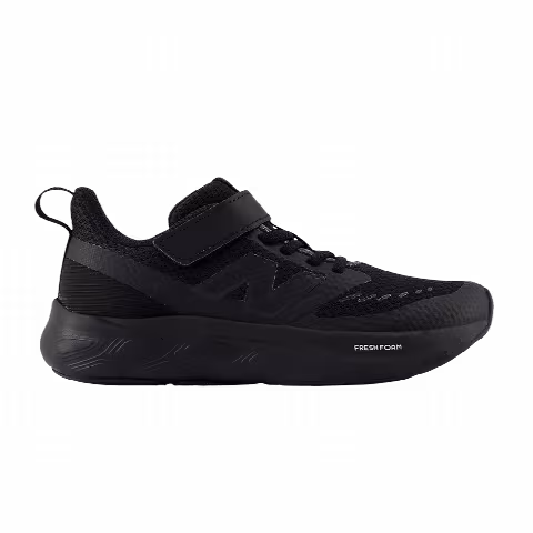 New Balance Fresh Foam 625 Bungee Lace Top Strap Little Kid Wide 'Black Phantom'