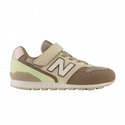 New Balance 996 Hook & Loop Big Kid Wide 'Mushroom Sandstone'