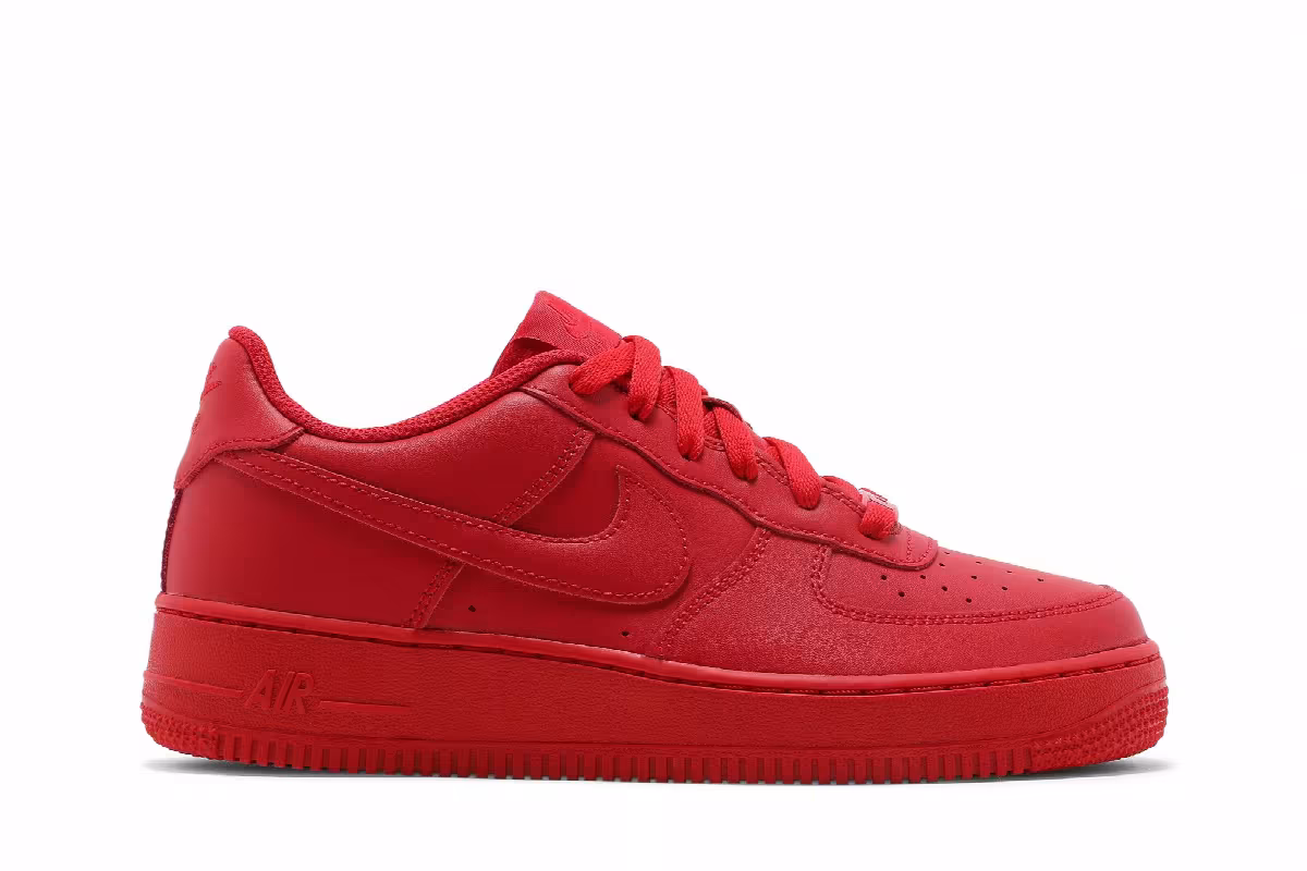 Nike Air Force 1 LV8 GS University Red, view 2