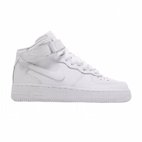 Nike Air Force 1 Mid LE GS 'Triple White'