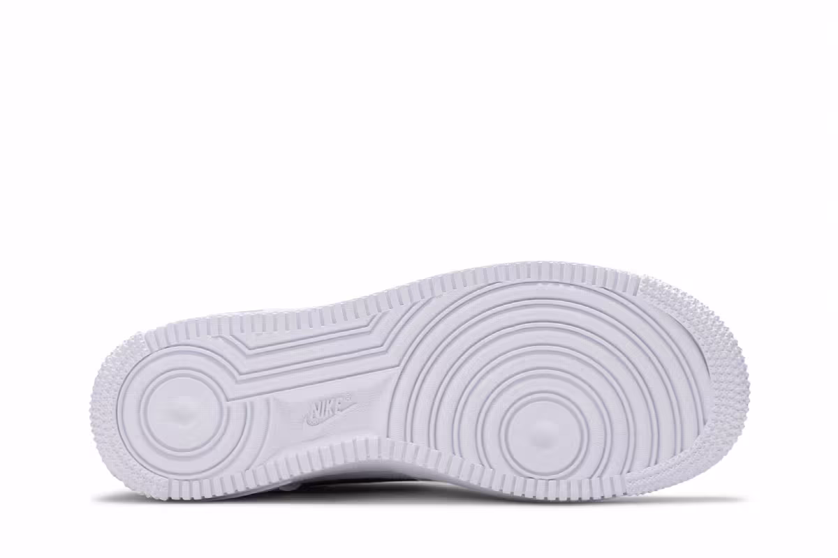 Nike Air Force 1 GS White Black, view 5