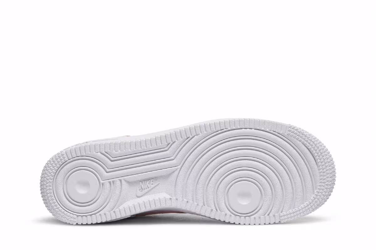 Nike Air Force 1 GS White Pink Foam, view 5