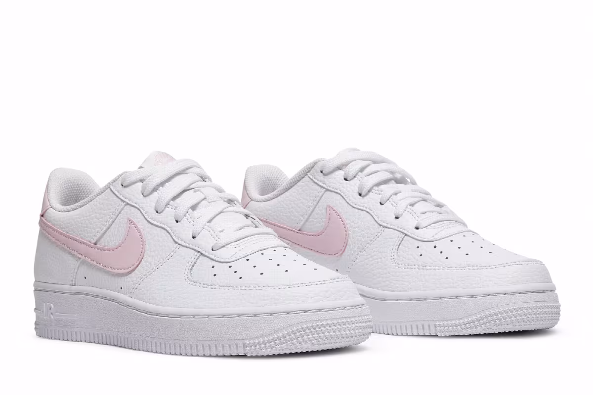 Nike Air Force 1 GS White Pink Foam, view 9
