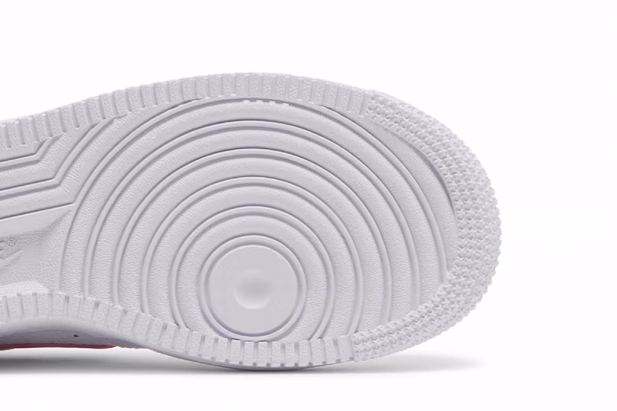 Nike Air Force 1 GS White Pink Glaze, view 6