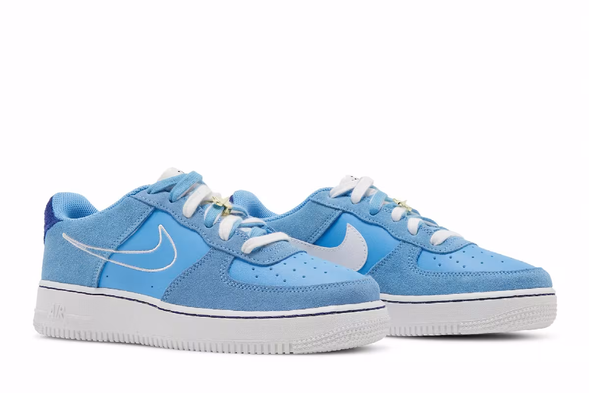Nike Air Force 1 LV8 S50 GS University Blue, view 9