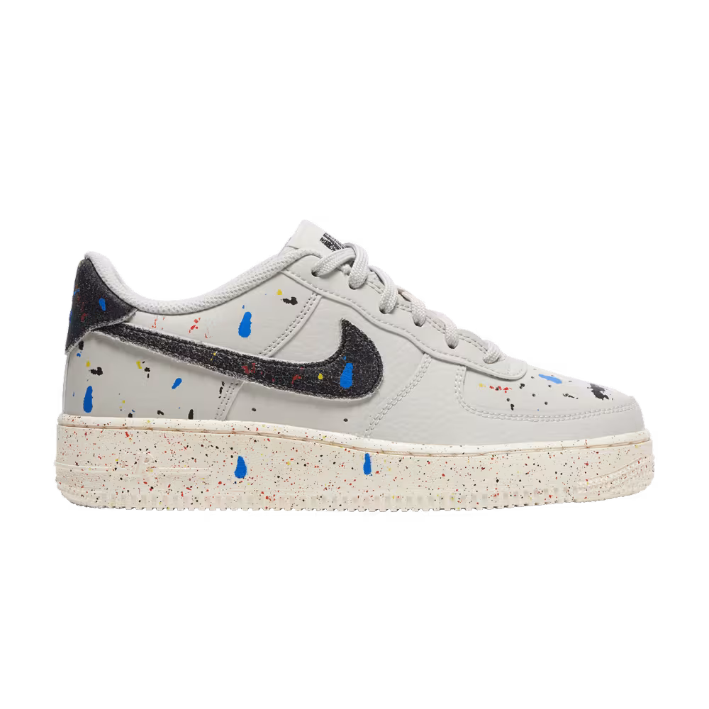 Nike Air Force 1 LV8 3 GS Paint Splatter - Light Bone
