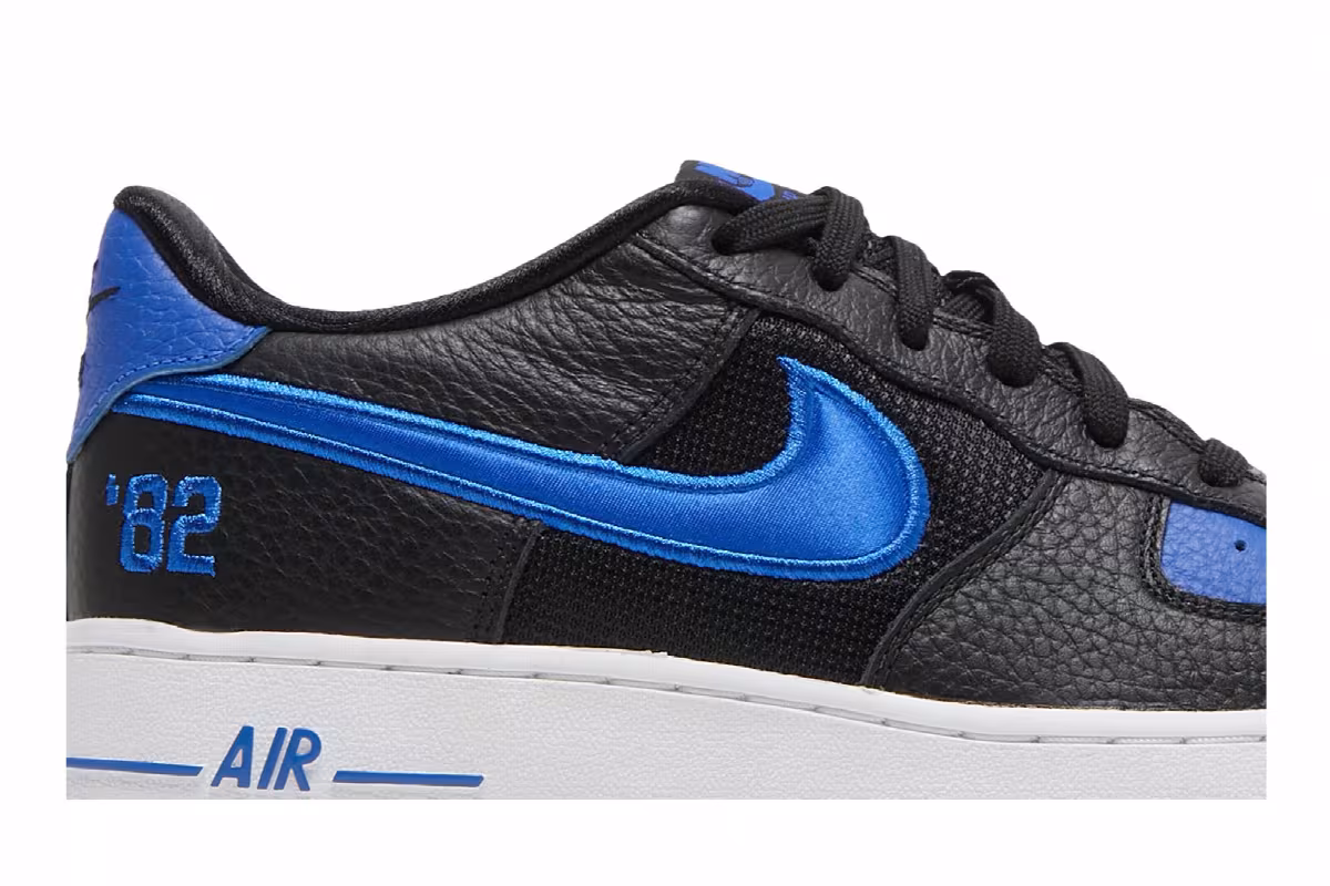 Nike Air Force 1 LV8 GS Black Chile Racer Blue, view 3
